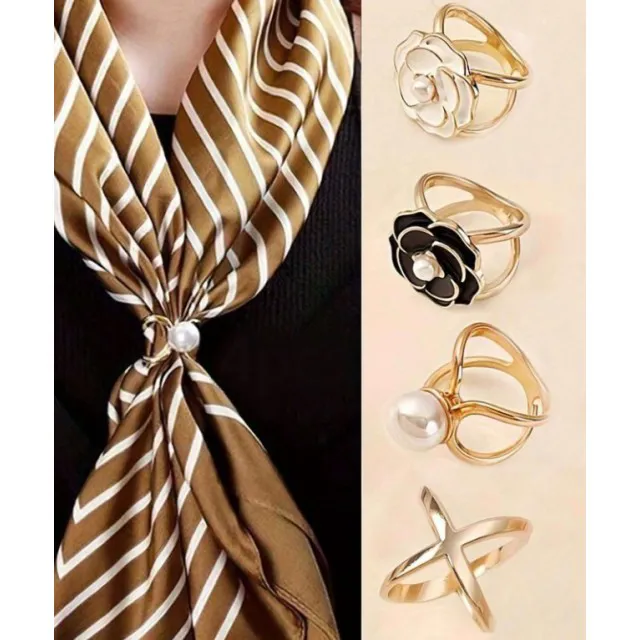 Elegantnih set 4 sponk za rutko